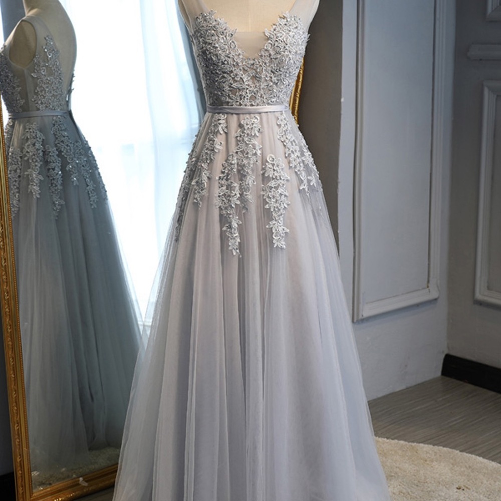 Beautiful long lace and tulle Dress